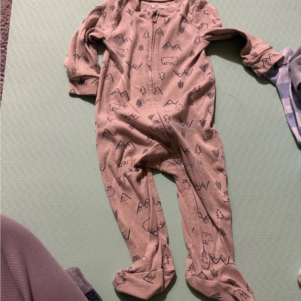Huggies Brown Bear & Mountain Footed One-Piece